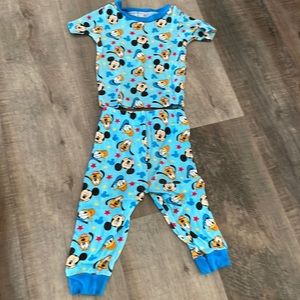 2T Mickey Disney PJ Set - Short Sleeve